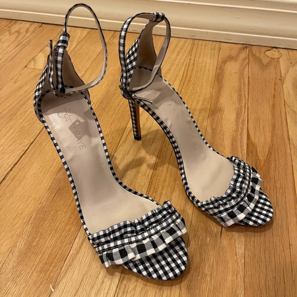 LF x Raye Checkered Pumps